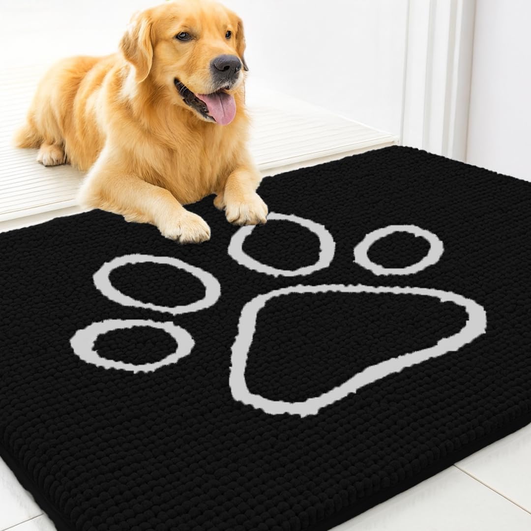 MUDGUARD MAT® Dog Door Mat with Paw Design for Muddy Paws
