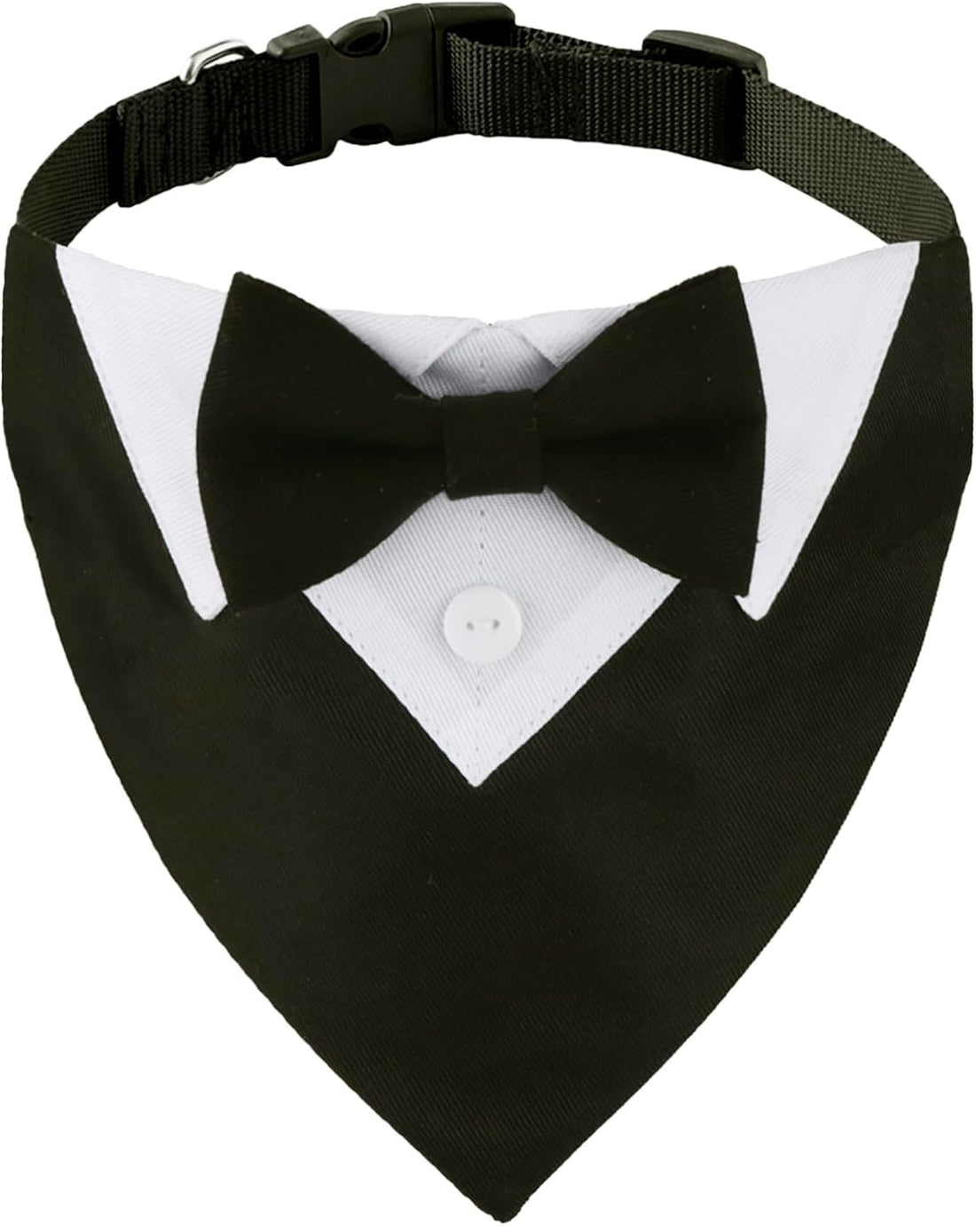 ADOGGYGO Dog Tuxedo Collar, Wedding Dog Bow Tie