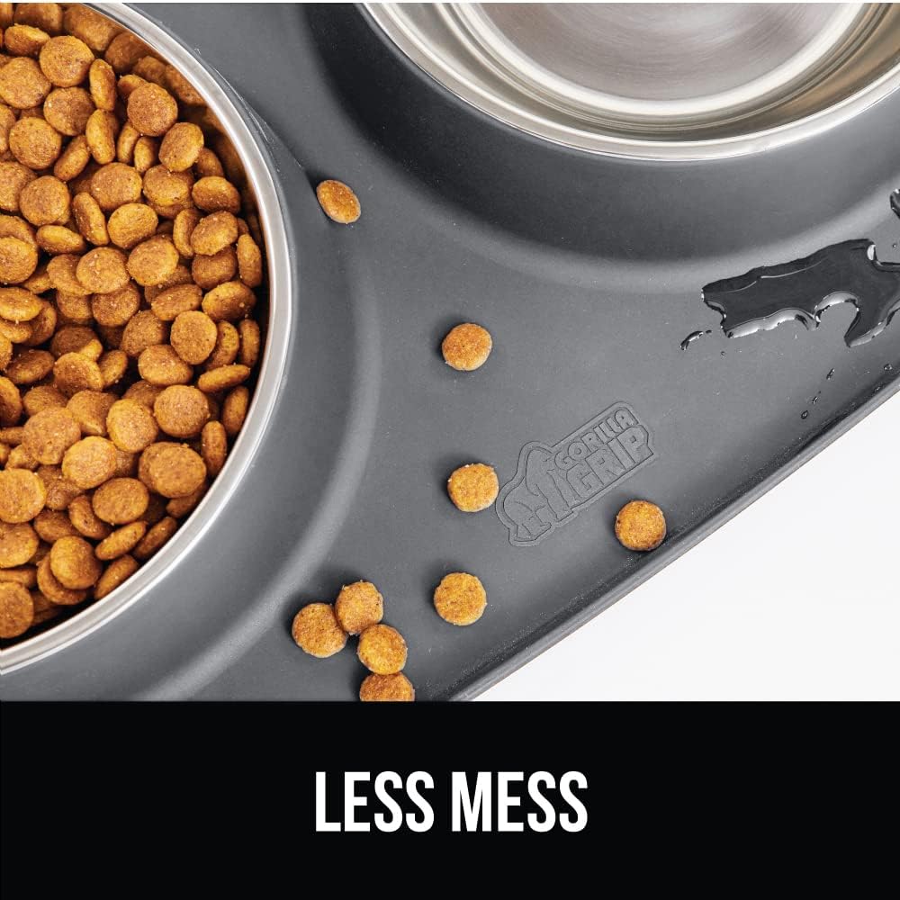 GORILLA GRIP Feeding Mat Bowl Set