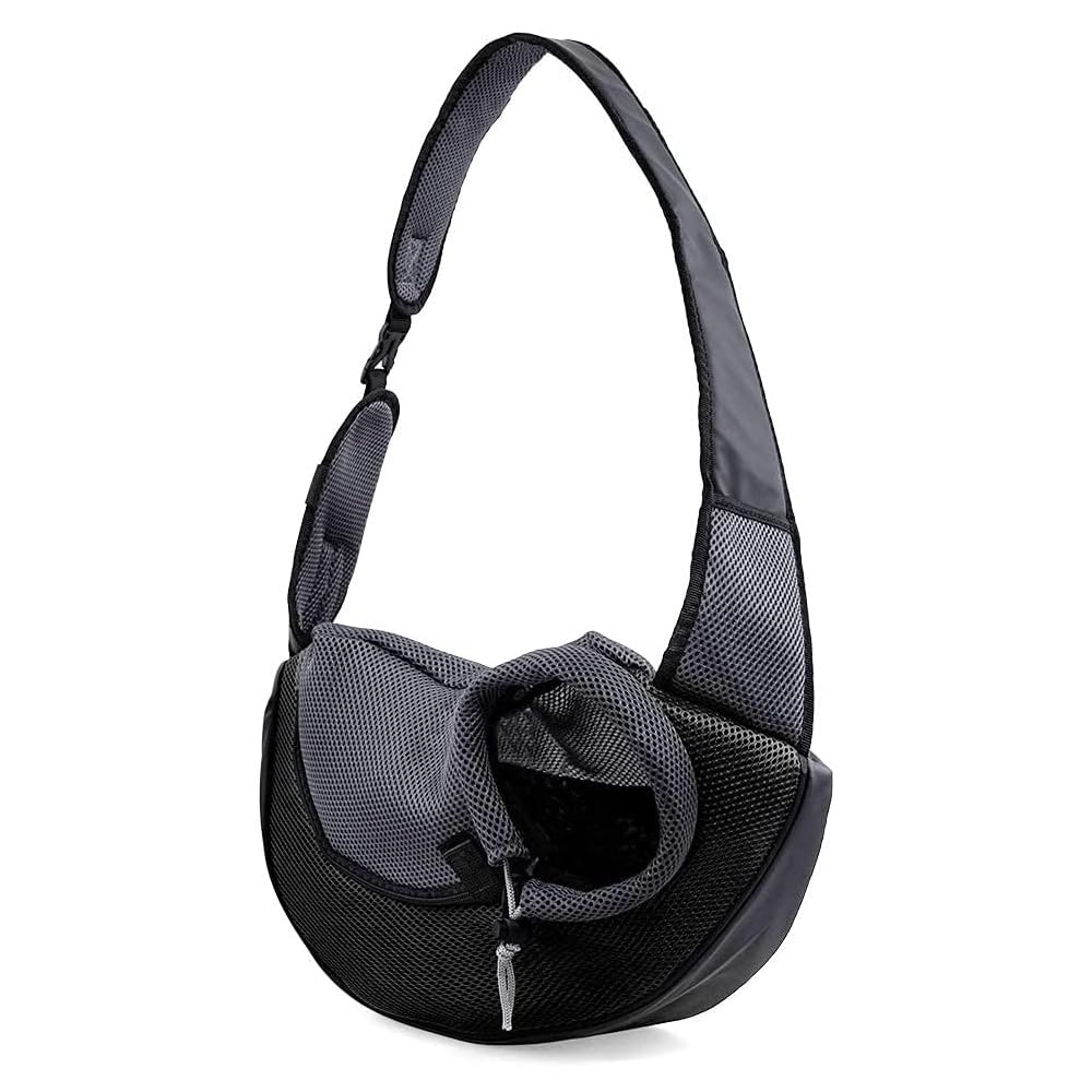 Kucehiup Pet Sling Carrier for Small Dogs Cats Breathable Mesh