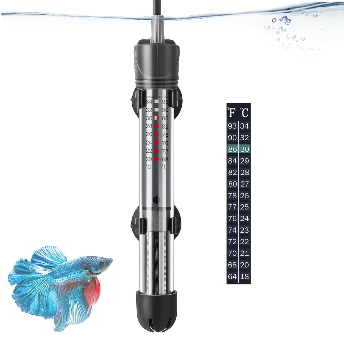 HITOP 50W Adjustable Aquarium Heater