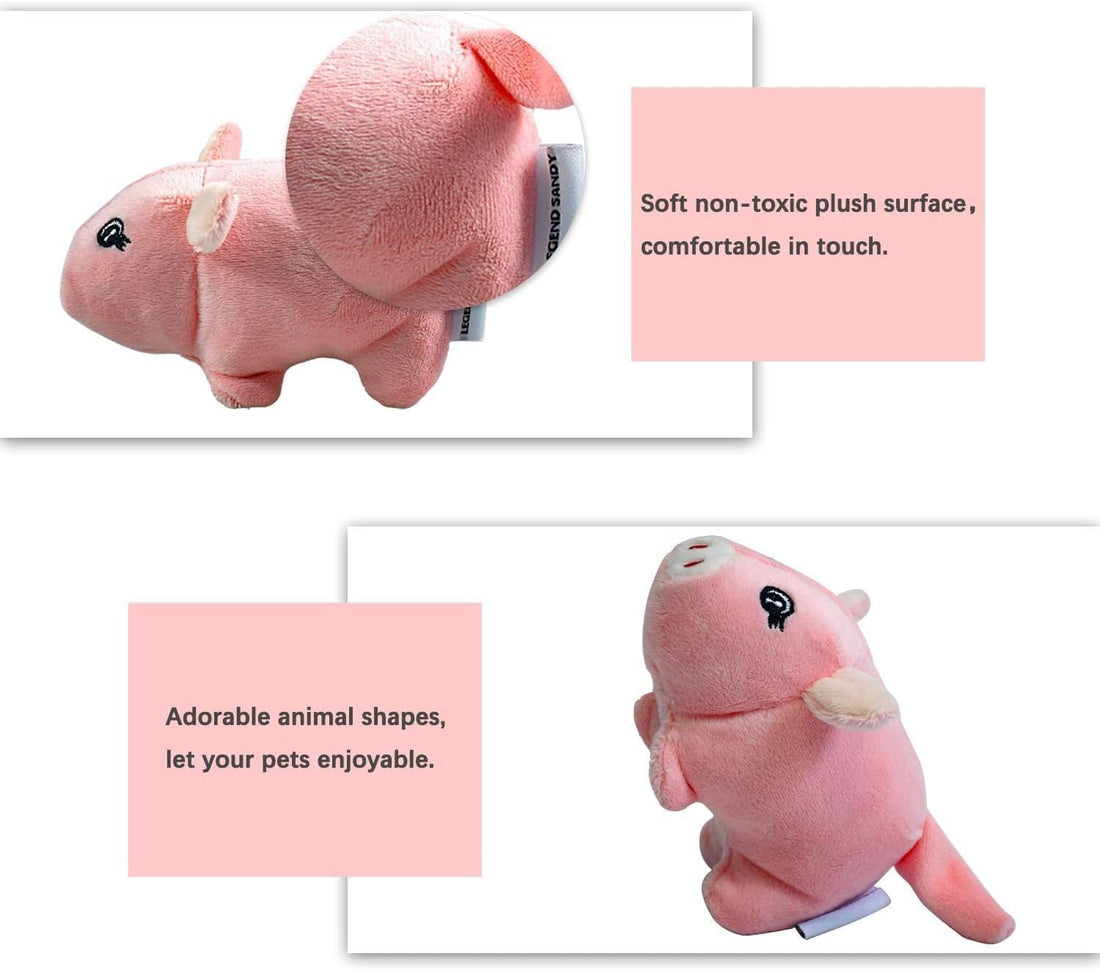 LEGEND SANDY Squeaky Plush Dog Toy Pack for Puppy
