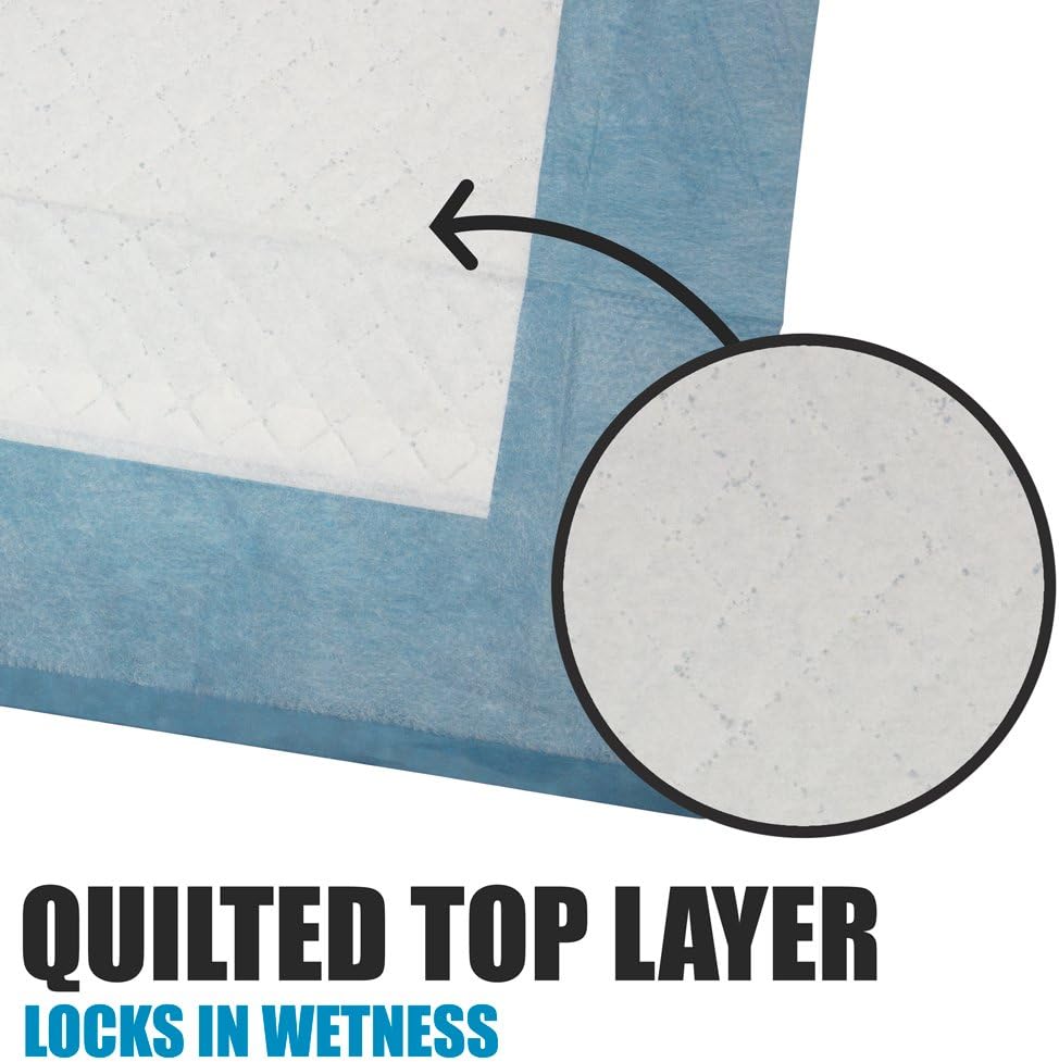 BV Puppy Pads Leak-Proof 100 Count 22"x 22"