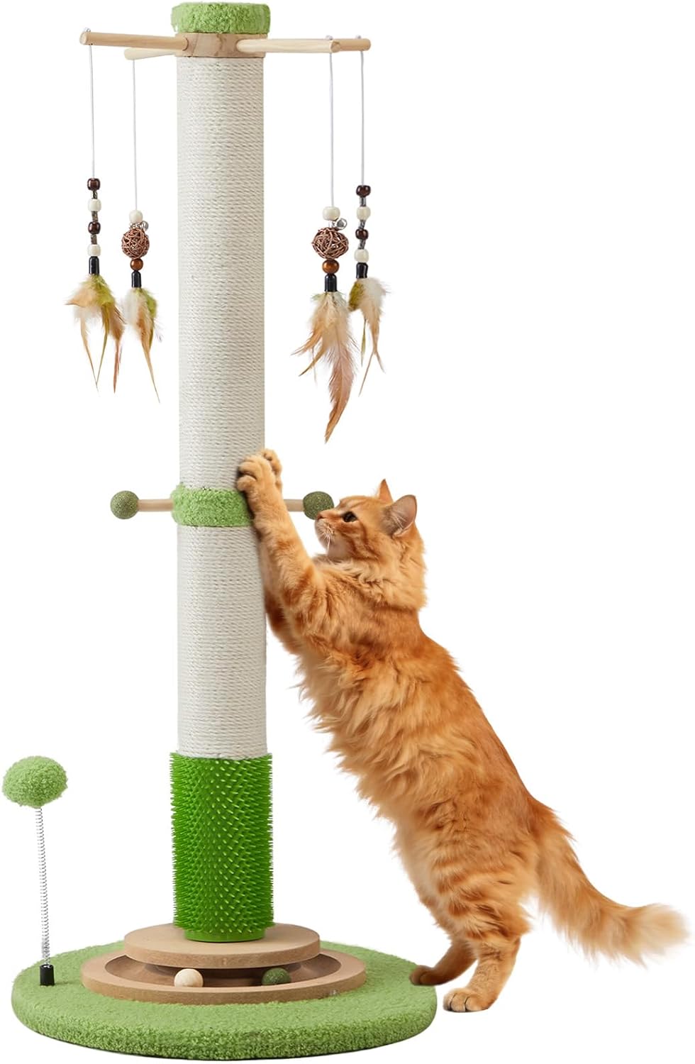 25.79" Cat Scratching Post Tower for Kittens