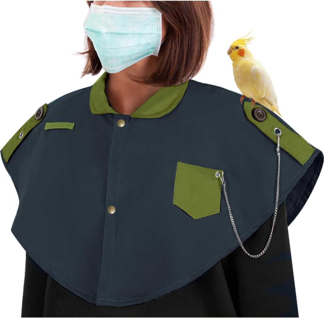 La La Pet Parrot Anti-Scratch Shoulder Protector Pet Bird Training