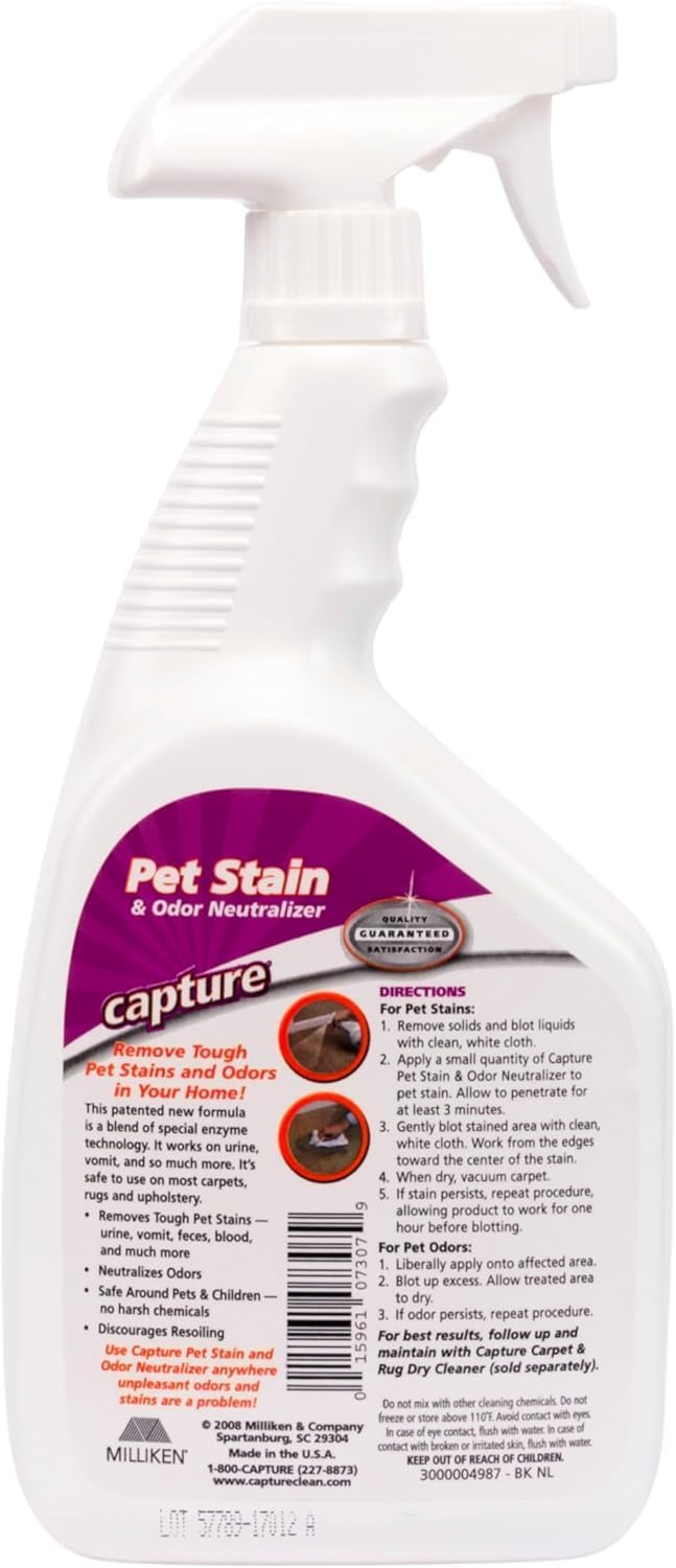 Capture Pet Stain & Odor Remover - Enzyme Pet Odor Eliminator