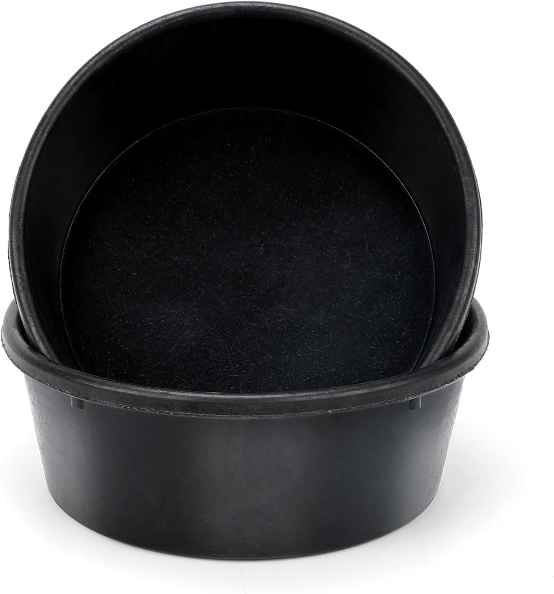 2Pcs Rubber Feed Pan, 1 Gallon Horse Feed Bucket