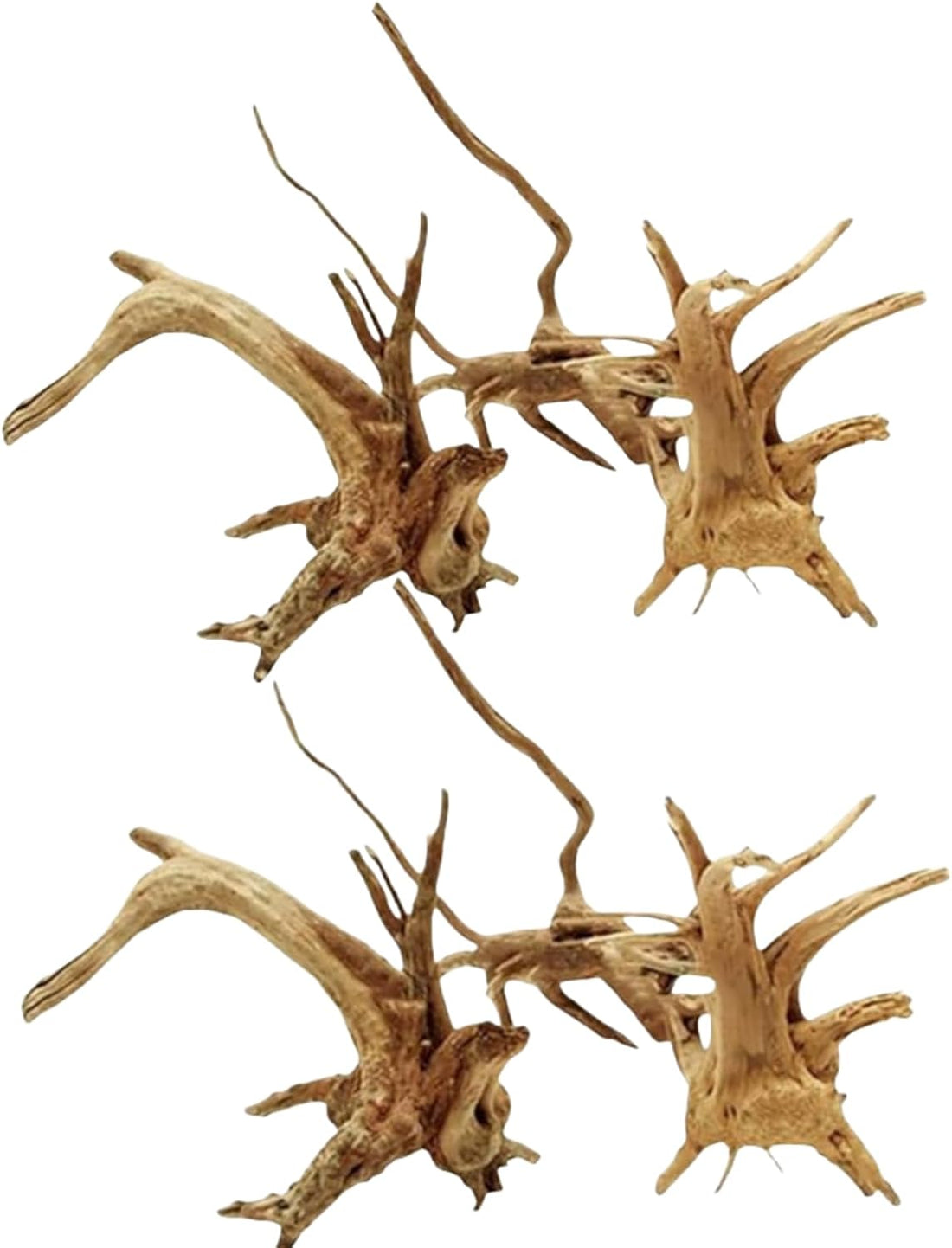 2Pcs Aquarium Driftwood Branches Natural Wood Reptiles Trunk Wood