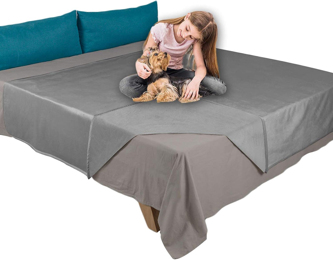 Ameritex Pet Bed Blanket Reversible 100% Waterproof Velvet Super Soft