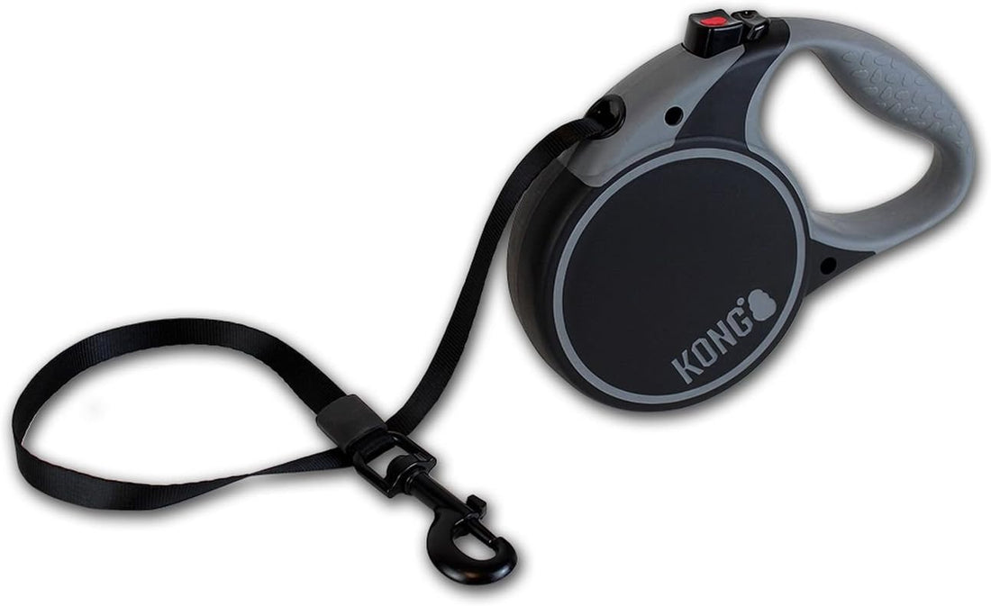 Alcott Kong Ultimate Retractable Dog Leash, Extra Large, Red, 16' Long