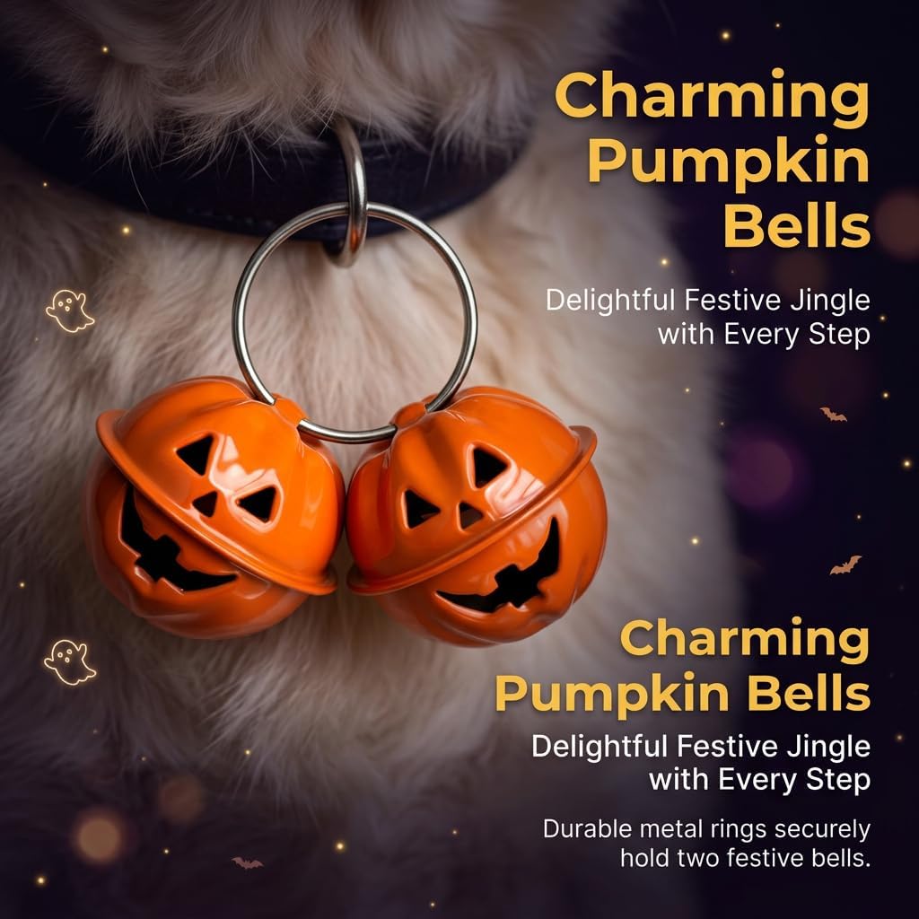 Halloween Cat Bat Wings Costume with Bells for Photos & Parties