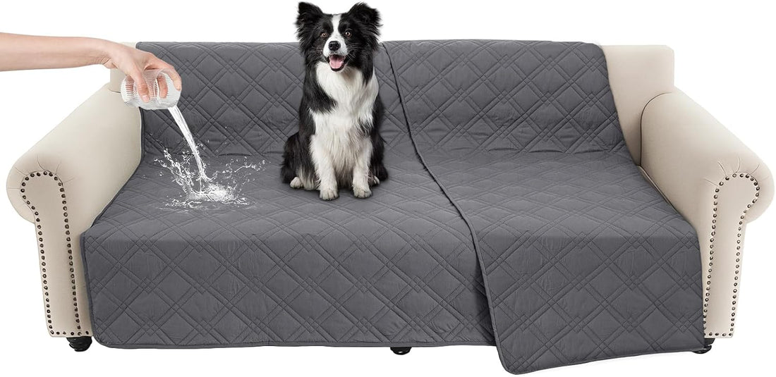 Waterproof 7 Layer Reversible Couch Covers for Dogs Bed Blanket