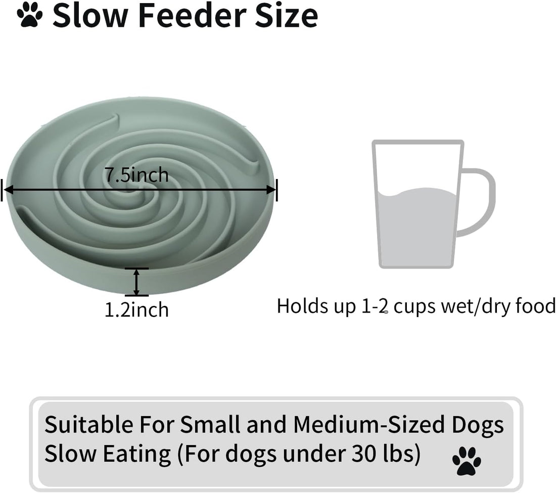 Bifeaw Slow Feeder Dog Bowls