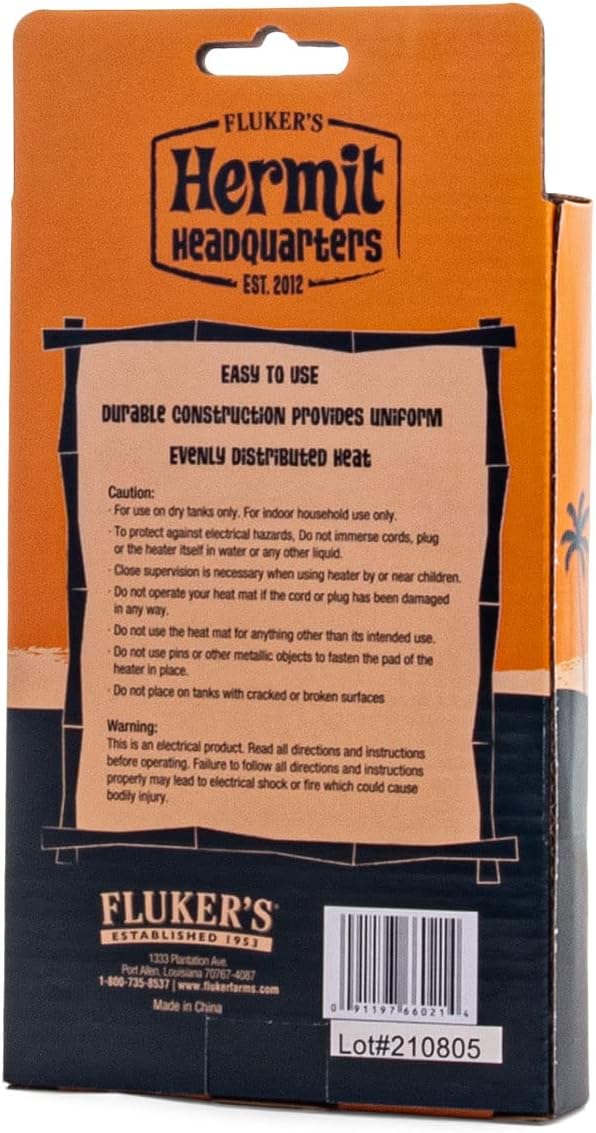 Fluker's Premium Heat Mat for Hermit Crabs, 4"x6"