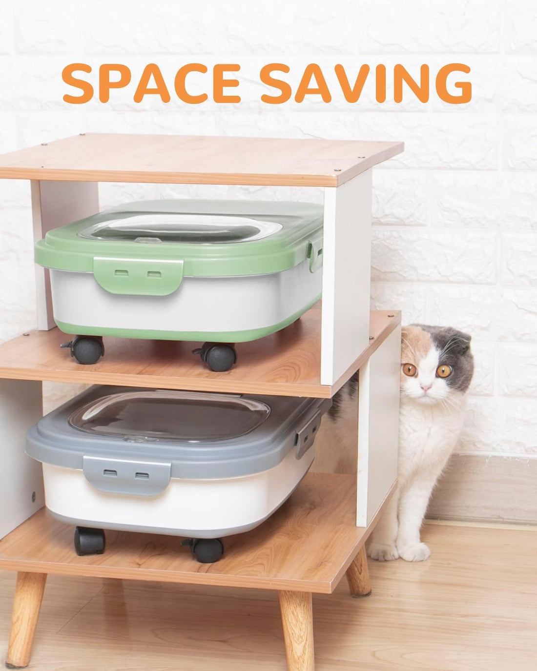 20-23 Lbs Dog Food Storage Container,Collapsible Dog Food Container