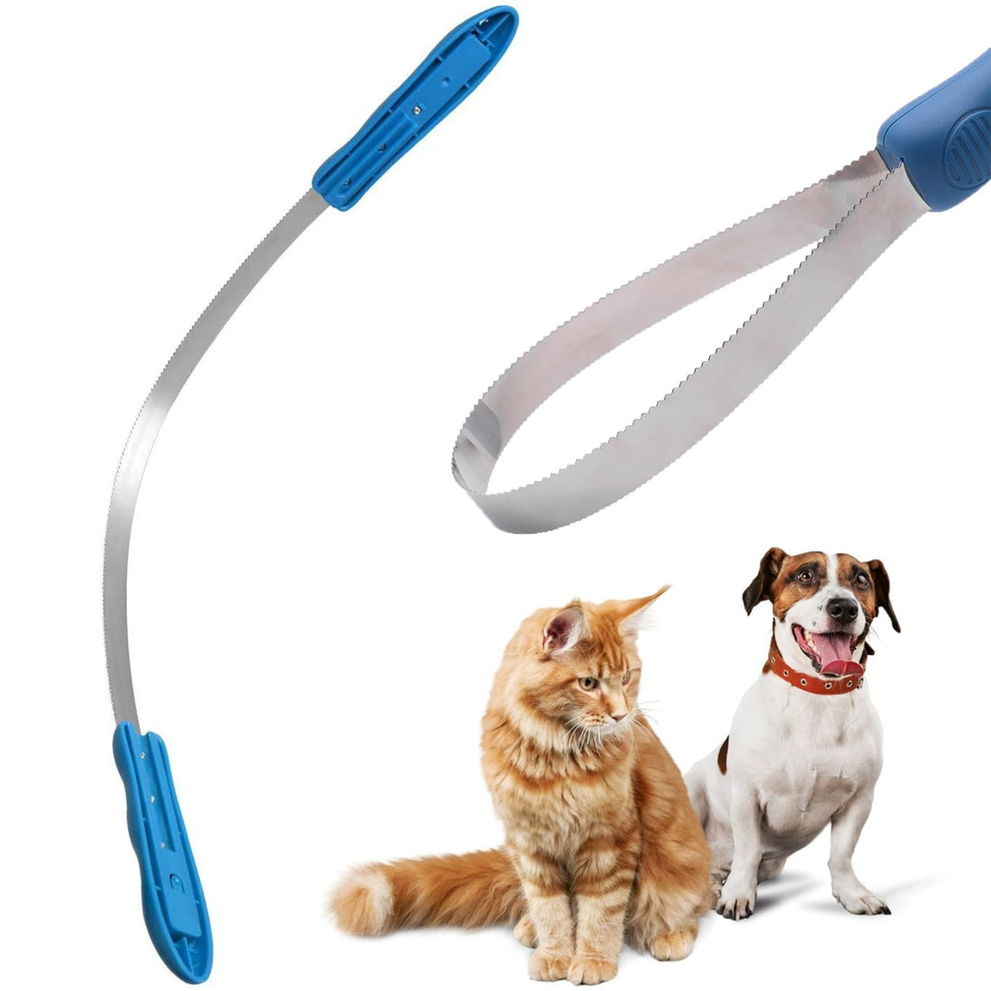 Dog Shedding Blade Dual-Sided Shedding Blades Stainless Steel Doggie