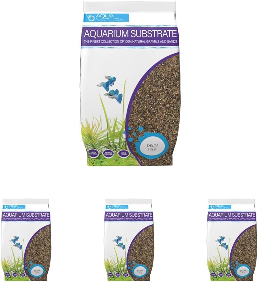 Aqua Natural Aquarium Substrate, Delta Sand, 10lb
