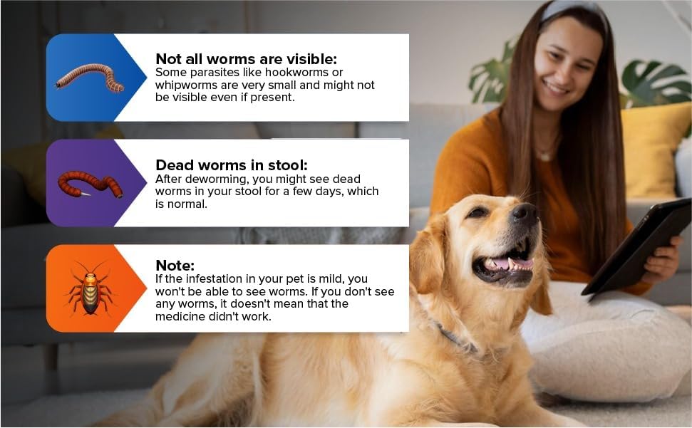 No More Worms in Cats and Dogs- Dewormer for Cats and Dewormer