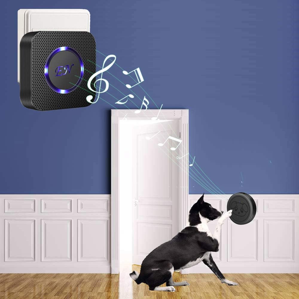 EverNary Dog Door Bell, Wireless Doggie Doorbells for Potty Training