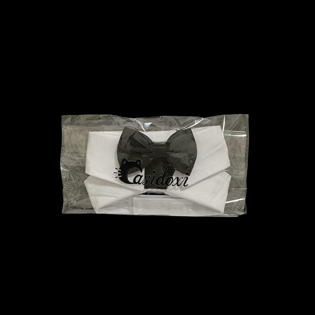 Dog Cat Tuxedo Collar, Cat Wedding Bowtie, Bow Tie Tux Costume
