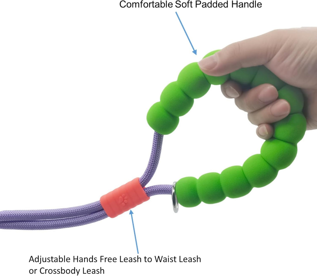 Hands Free Dog Leash,Adjustable Bungee Waist & Crossbody Leash