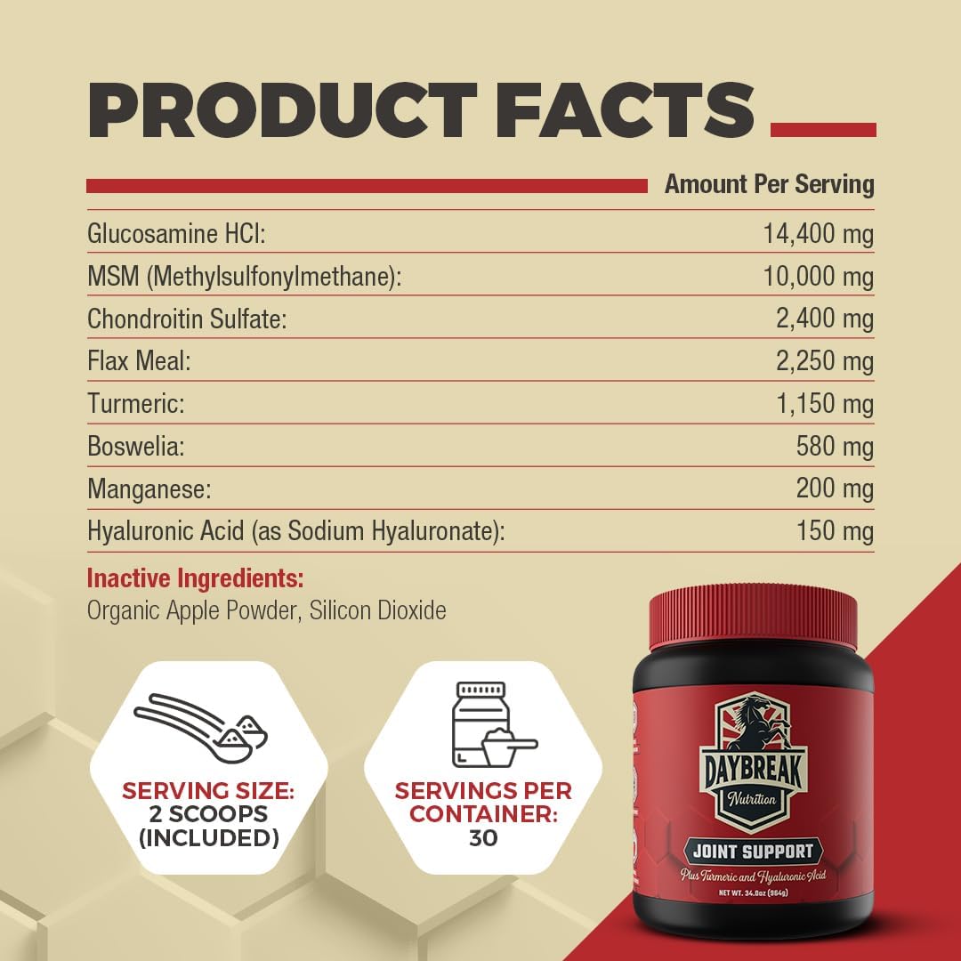 Daybreak Nutrition 8 in 1 Equine Joint Supplement, 964g (30 Servings)
