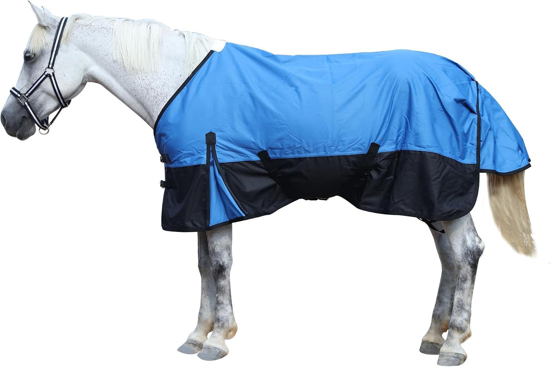 600D Horse Blanket, 0g No-Fill Waterproof Turnout Rain Sheet