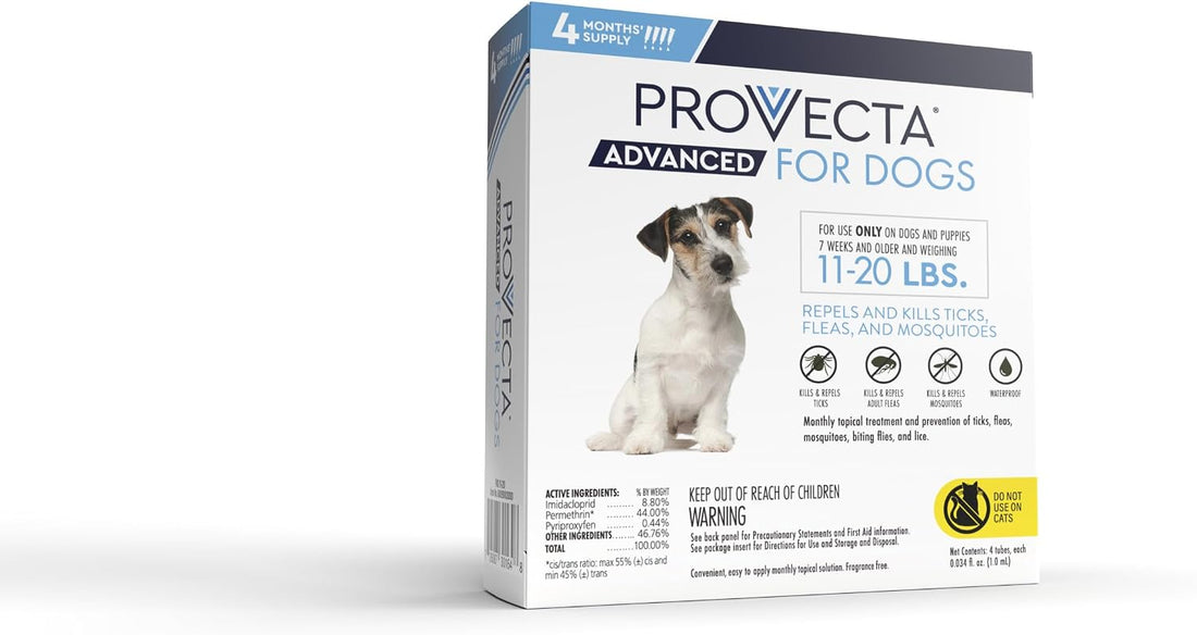 Provecta® Advanced Flea & Tick for Medium Dogs 11-20 lbs