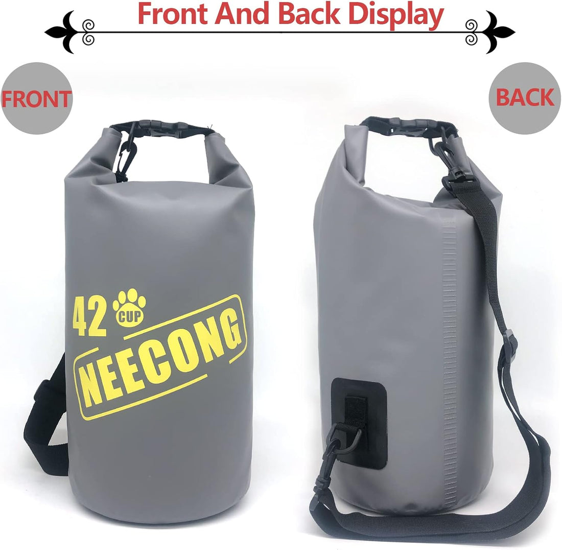 NEECONG Dog Food Travel Bag With Collapsible Travel Bowls