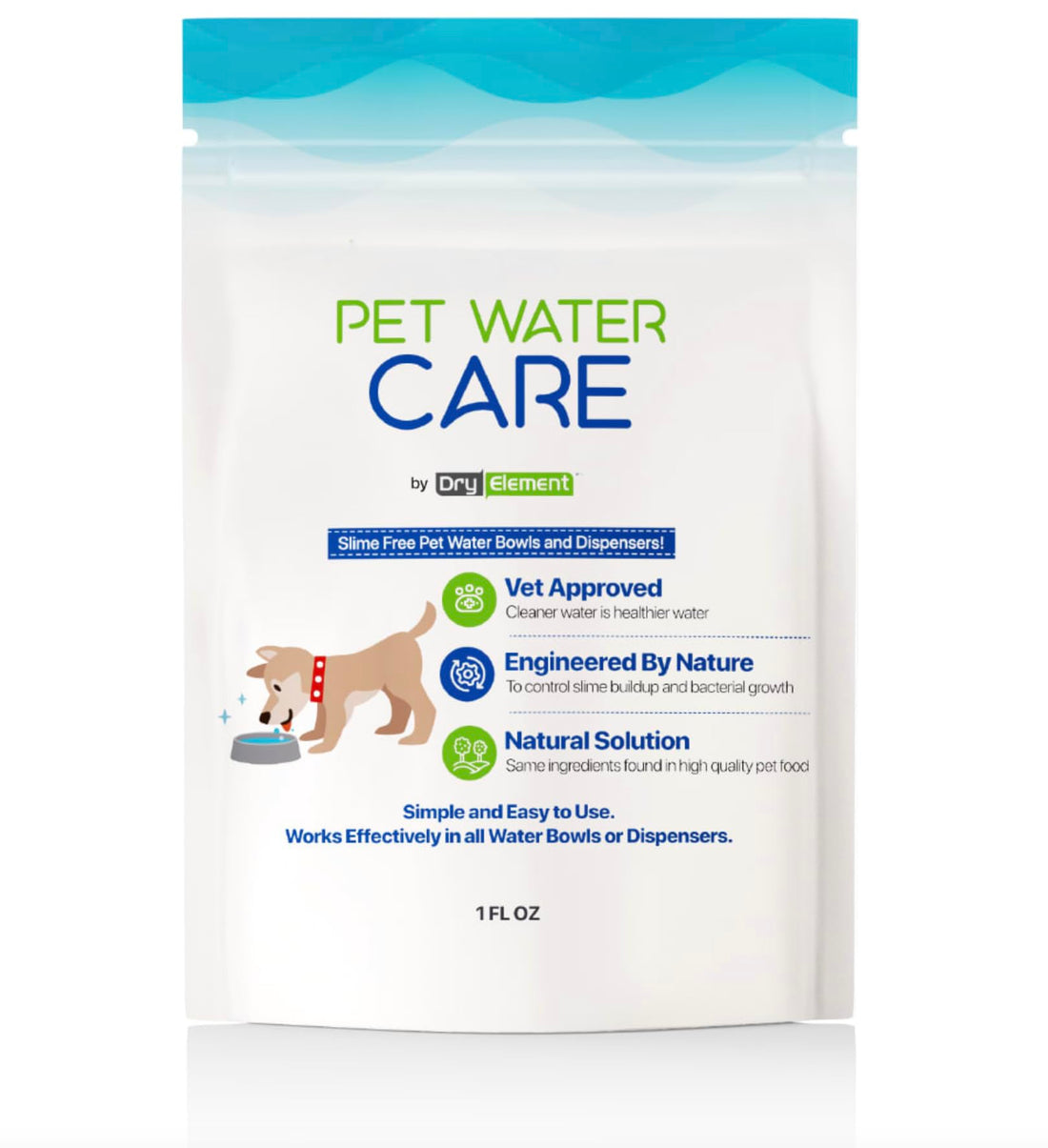Pet Water Care - Dog and Cat Water Additive for Dental and Oral Care