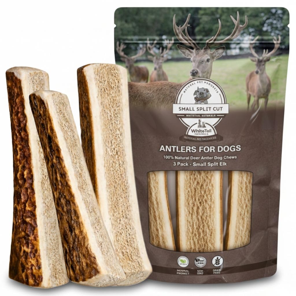 WhiteTail Naturals - Premium Split Elk Antlers for Dogs