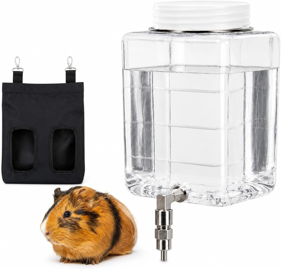 25.4 fl oz Bird Water Bottle, Cuttlebone Holder and 4 Clips