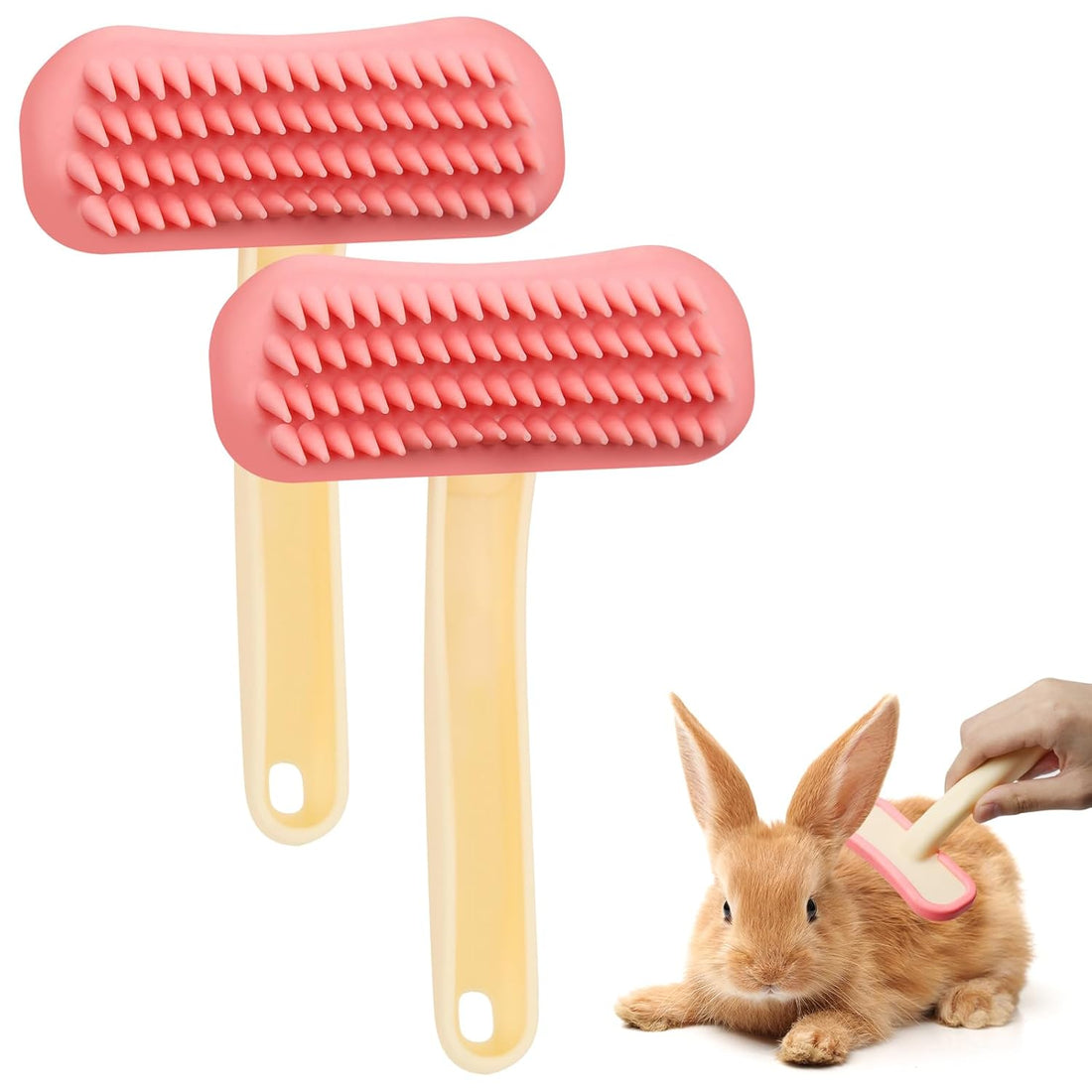 Rabbit Brush, Soft Silicone Small Animal Massage Comb