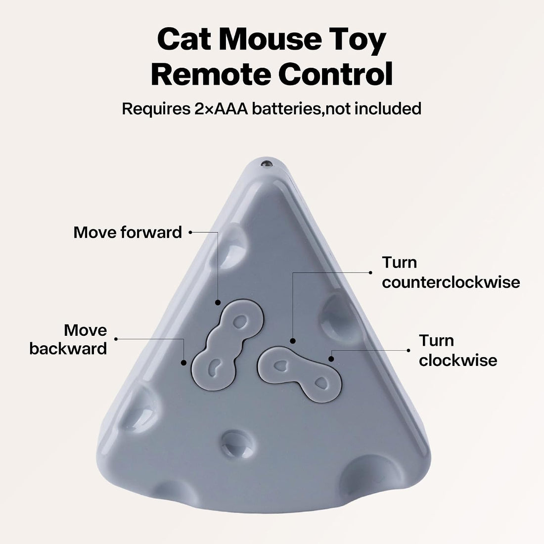 Pet Prime Interactive Cat Mouse Toy with Remote Control,Rechargeable