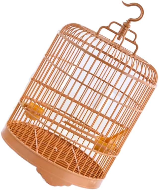 Leadigol 1PCS Plastic Round Bird Cage Assembly Pet Cage Display Cage