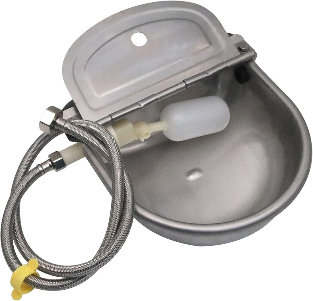 304 Stainless Steel Automatic Livestock Waterer with Float Valve
