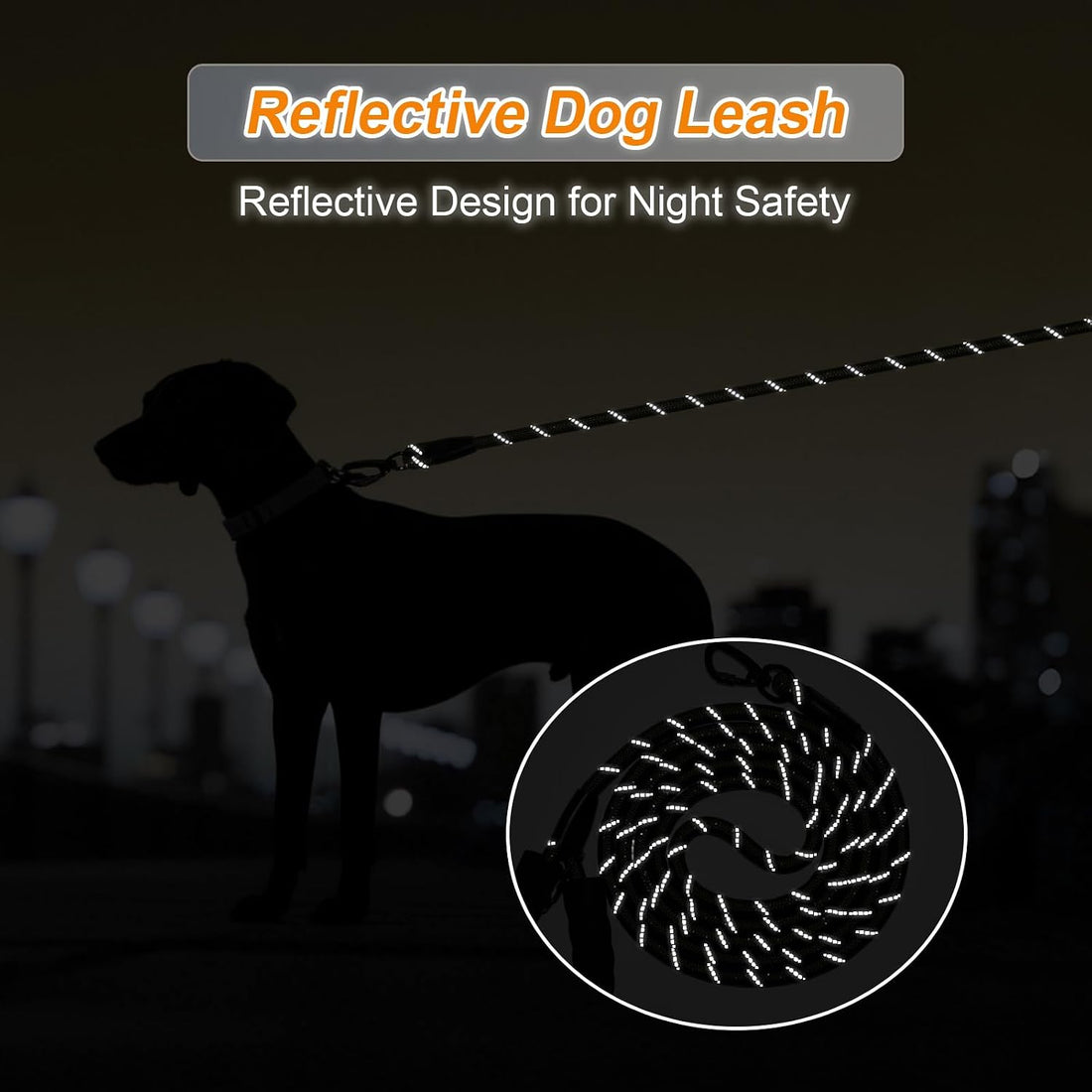 Long Leash for Dog Training 6FT/ 10FT/ 15FT/ 30FT/ 50FT/ 100FT