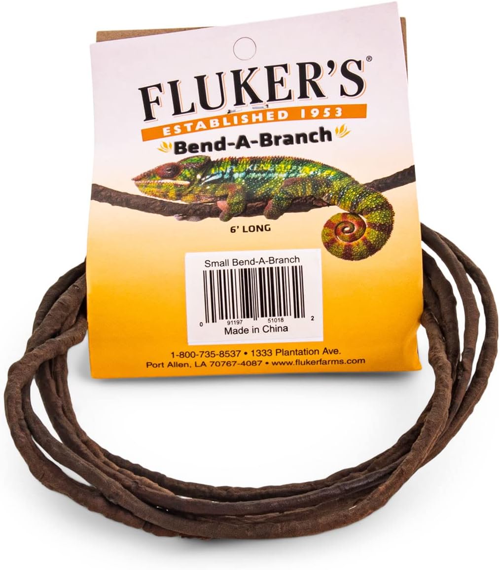 Fluker's Small Animal Bend-A-Branch Pet Habitat Decor, Medium, brown