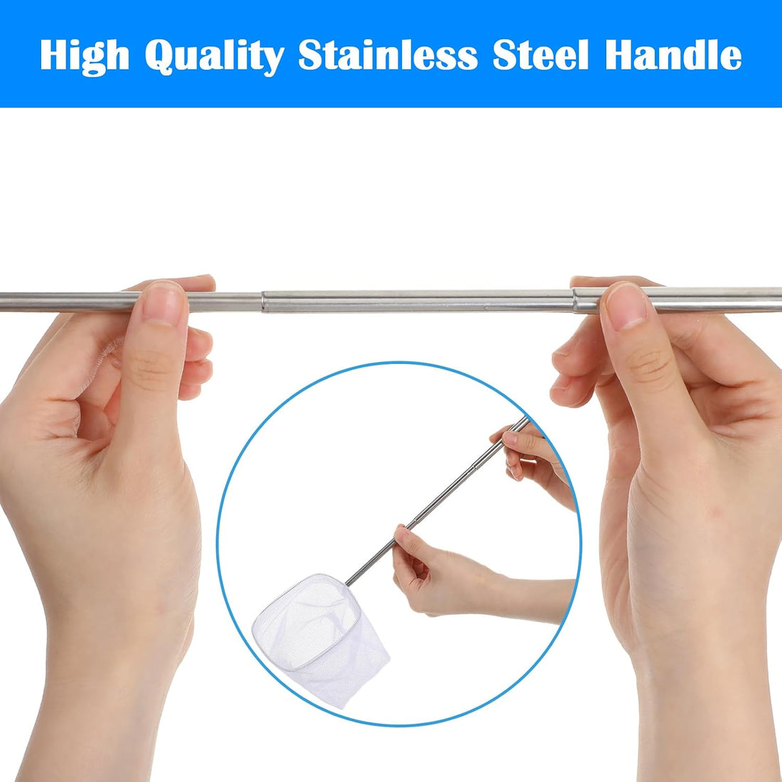 Nogeqi 2Pcs Fish Tank Net Small Fish Net for Fish Tank