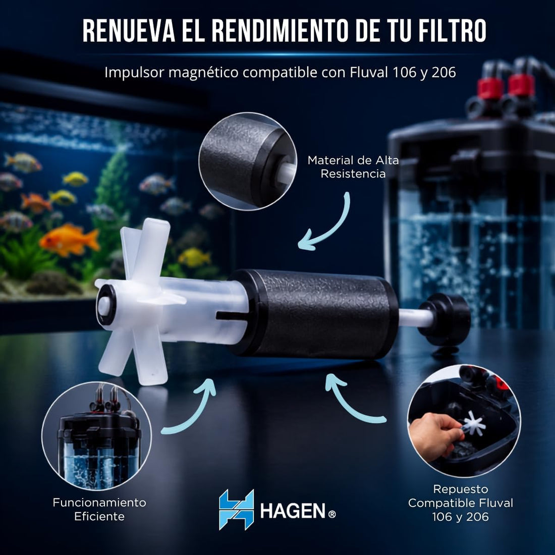 Fluval 106/206 Magnetic Impeller