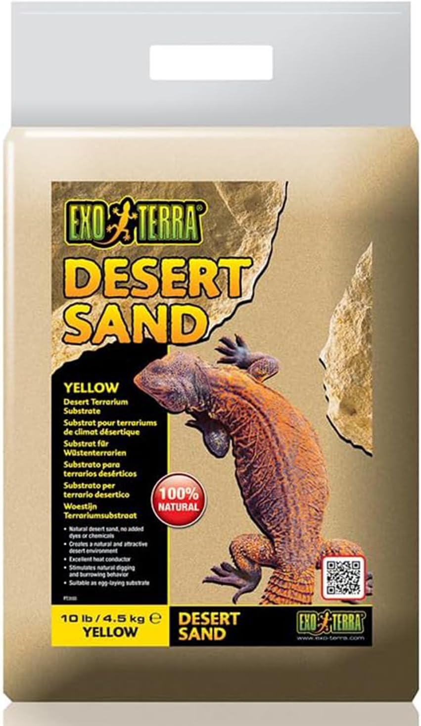 Exo Terra Desert Sand, 10-Pound, Red for All Breed Sizes