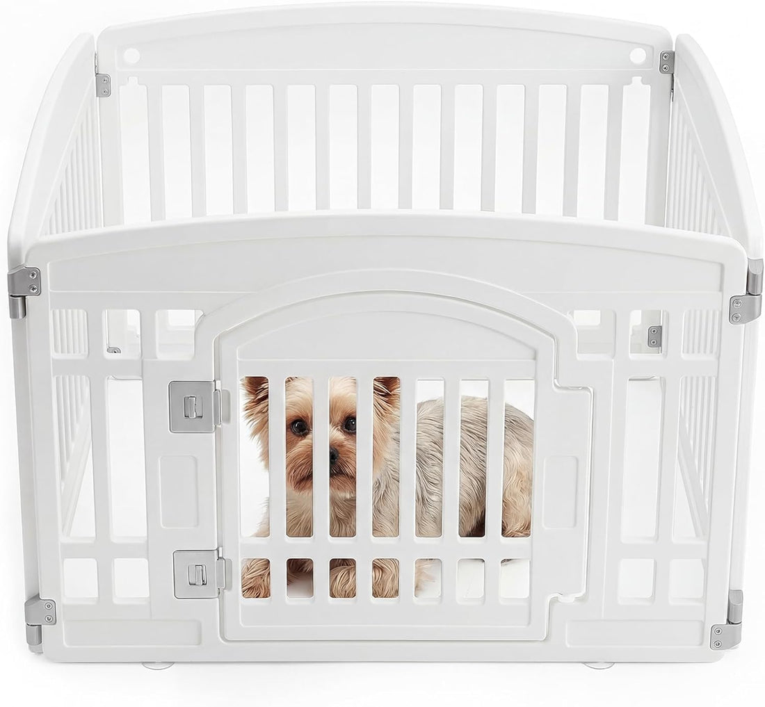 NEWBULIG Dog Playpen 6-Panel, 24IN Puppy Playpen