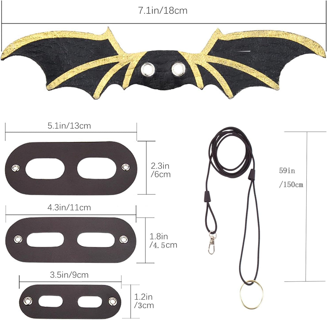 3 Size Pack Bearded Dragon Leash and Harness Set