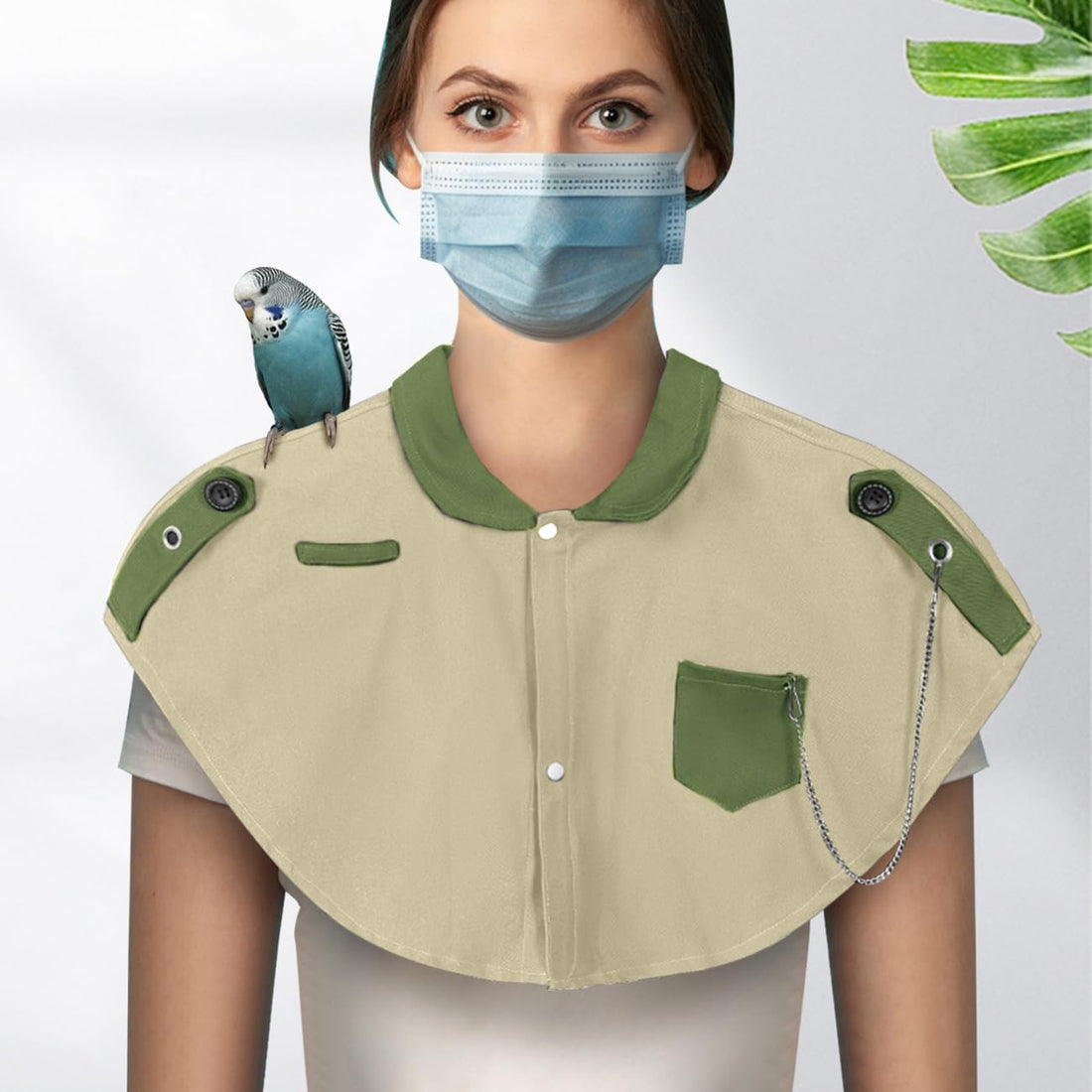 La La Pet Parrot Anti-Scratch Shoulder Protector Pet Bird Training
