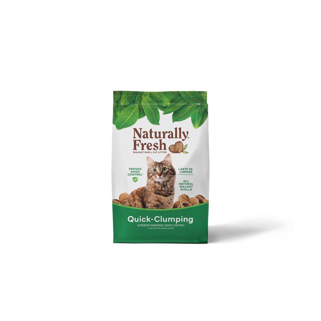 Naturally Fresh Cat Litter Made from Walnut Shells, Quick-Clumping