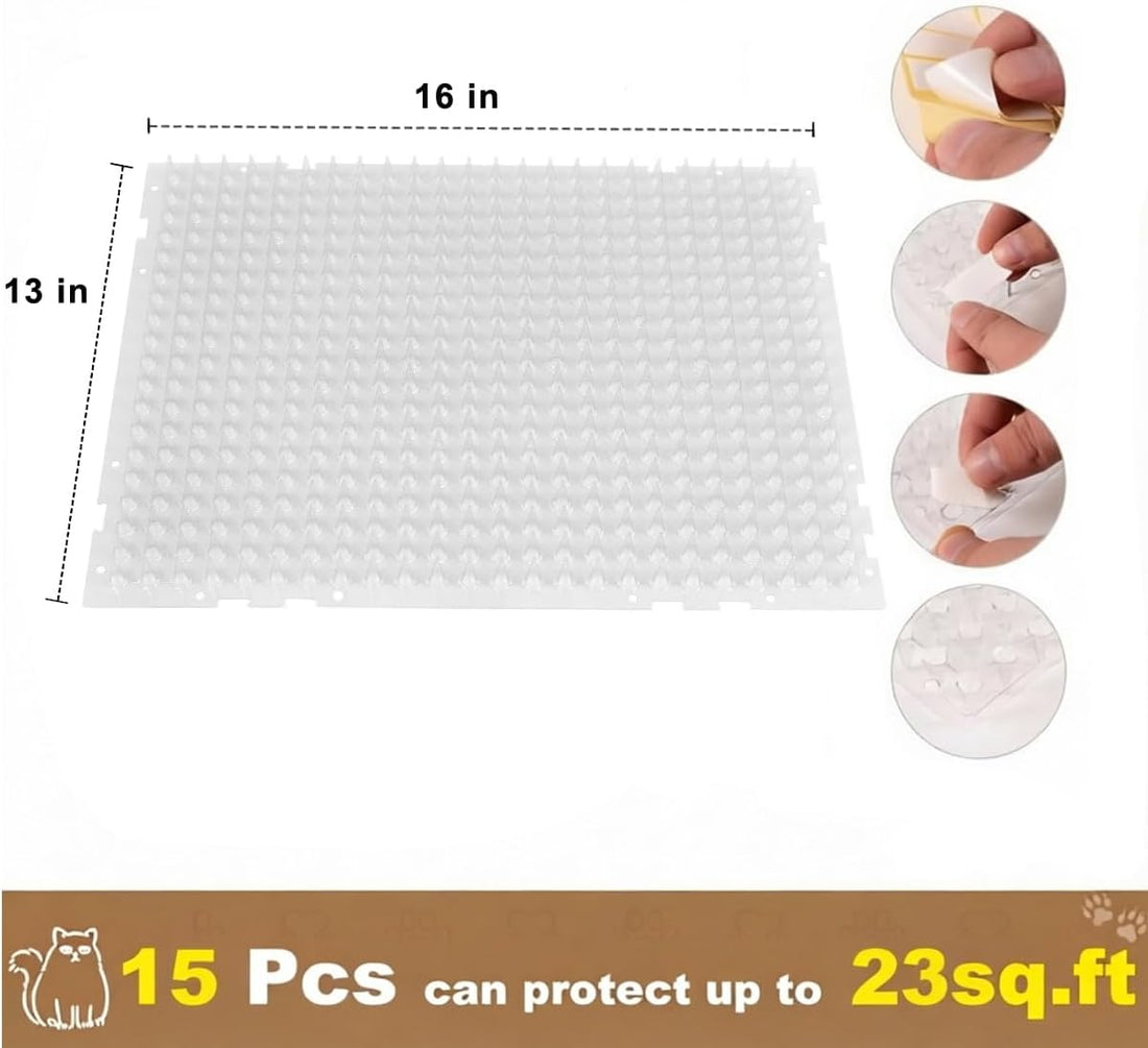 YITESHI 15 Packs Scat Mat for Cats