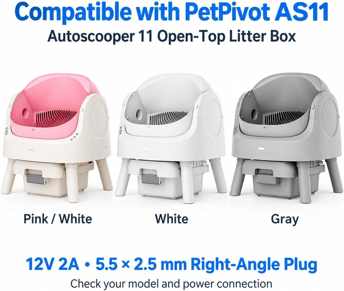 12V 2A Power Adapter for PetPivot AS11 Autoscooper 11