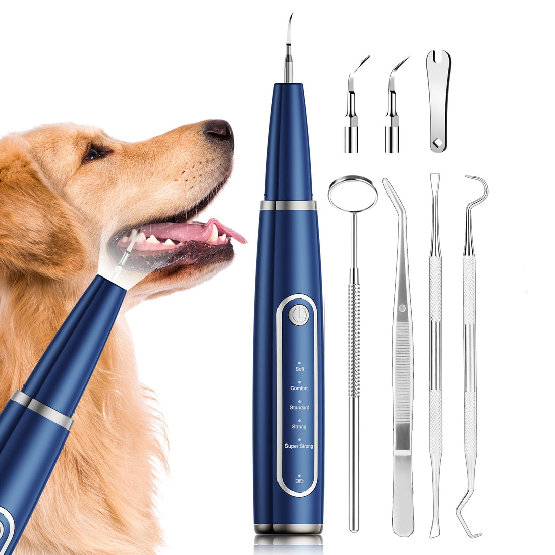 Ni-SHEN Dog Plaque Remover for Teeth,Pet Ultrasonic Tooth