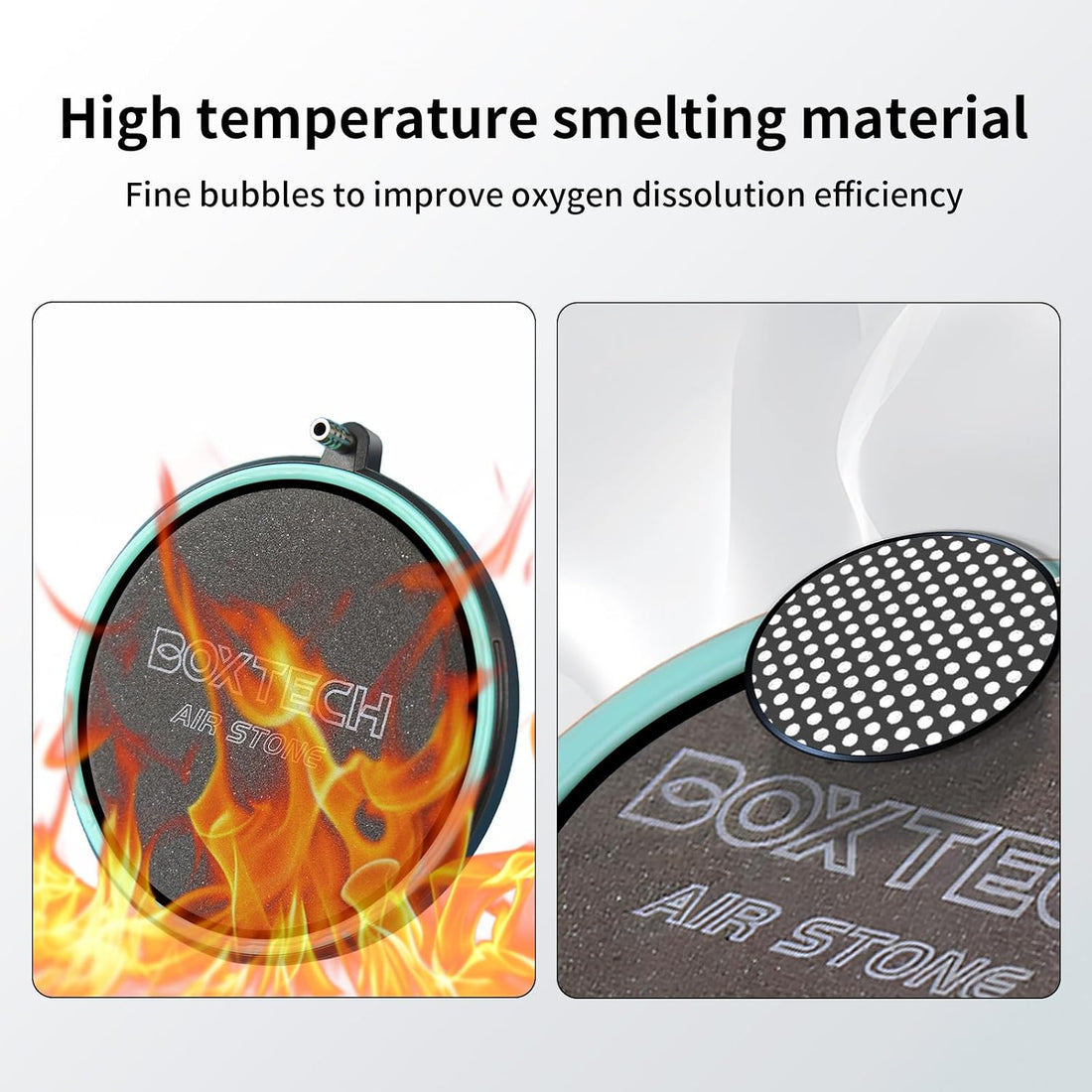 UPETTOOLS 2inch Nano Aquarium Air Stone, Quiet Bubble Diffuser