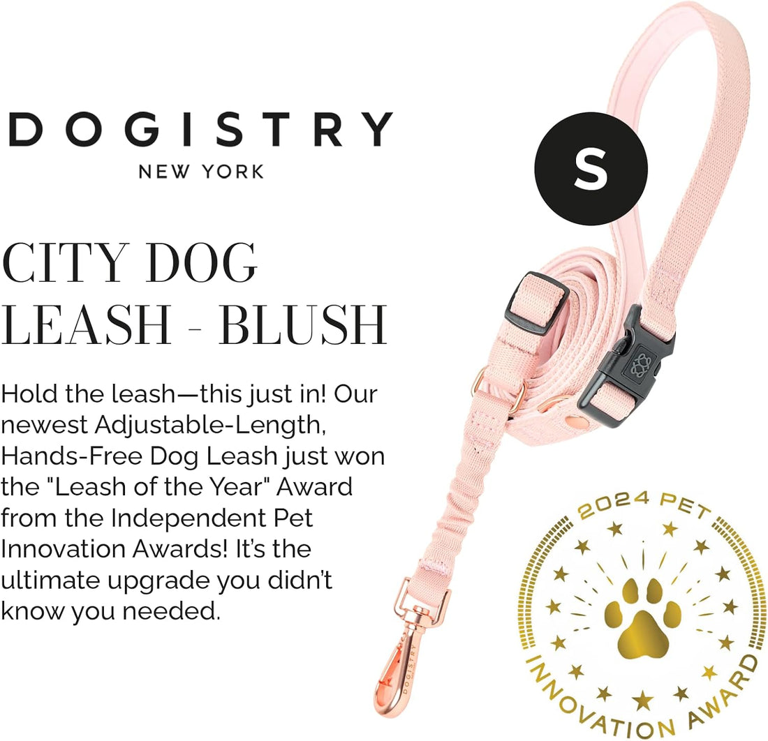 DOGISTRY - SoHo Walking Bundle - Blush Pink - Medium for Small Dogs